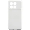 Dėklas iLike Tylny pokrowiec Xiaomi Redmi Note 13 4G Nano silicone case Sidabrinis ILIXIARN134NSS