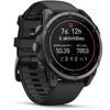 Išmanusis laikrodis Garmin fēnix® 9 – 47mm, Tamsiai pilkas, DLC titanas, su juodu silikoniniu dirželiu | 010-04762-11