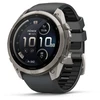 „Garmin fenix 9 Pro“ Solar išmanusis laikrodis, „inReach“, 47 mm, titano korpusas su „Pebble Pilkas“ spalvos silikonine apyranke