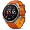 „Garmin fenix 9 Pro“ išmanusis laikrodis, „inReach“, 47 mm, titano korpusas su „Autumn Oranžinis“ / „Spark Oranžinis“ spalvos silikonine apyranke