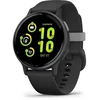 Išmanusis laikrodis Garmin Vivoactive 5 3.05 cm (1.2") AMOLED Digital 390 x 390 pikselių Jutiklinis ekranas Juodas Wi-Fi GPS (satellite)
