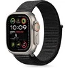 Apyrankė Apple Watch 6 / 7 / 8 / 9 / 10 / SE / Ultra 1 / 2 (44 / 45 / 46 / 49 mm) Tech-Protect Nylon juodos spalvos