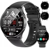 Išmanusis laikrodis Blackview X20 1,43 colio Amoled ekranas 466*466 ATS3085L 128Mb+481KB 380mAh Skambučiai ir SMS pranešimai, 100 sporto režimų 24 valandų širdies ritmo aptikimas Juodas