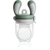Jaunums! Akcija! Kidsme Food Feeder bērna ēdināšanas ierīce cietiem produktiem (liels) Pilkas no 6 mēn. 160337GR