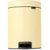Brabantia Šiukšliadėžė su pedalu NewIcon, 5 l, šviesiai geltona