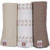 Happy New! Lodger Swadler Solid Matcha cotton diaper Birch 70x70 cm 3pcs. SWM 093