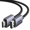 Kabelis DisplayPort (DP) kištukas - HDMI kištukas vienpusis 4K@30Hz 5m juodas DP125 UGREEN