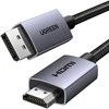 Kabelis DisplayPort (DP) kištukas - HDMI kištukas vienpusis 4K@30Hz 3m juodas DP125 UGREEN