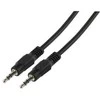 Kabelis 3.5mm uz 3.5mm stereo spraudnis 0.5m