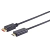 Nanocable Kabelis Brackton DisplayPort Male - HDMI Male 1.0m Juodas