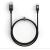 Evelatus USB A-C jungtis, 1,2 m, aliuminio korpuso pynimas, Juodas