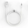 USB kabelis Evelatus USB A į C 1,2 m aliuminio korpusas pintas Baltas (ETKCB-746AC1WH)