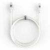 Evelatus USB C - Lightning kabelis 1.2M 60W (MFI09) aliuminio korpusas su pynimu Baltas