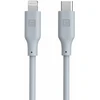 Evelatus SoftPower MFI kabelis USB-C uz Lightning 1.2M 60W 3A Silikons Melns