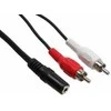 Intos InLine 2 x RCA kištukinis iki 3,5 mm vidinis kabelis, 1,5 m