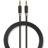 Nedis Stereo Audio kabelis jack 3.5 mm (M) - jack 3.5 mm (M) 0.50 m juoda