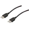 Nedis USB-A – USB-A USB laidas 3 m juodas (CCGT60000BK30)
