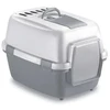 Stefanplast Cat toilet closed WivaCat 55x40x40cm baltas pilkas