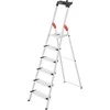Hailo Household ladder L80 ComfortLine / aliuminio / 6 steps