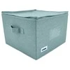 ORDINETT Square box with zipper 30x30x21cm Mint