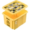 Lumarko Keeeper Box with lid 15L Karolina "Minions Mosaic" 38x29 5x20 5cm yellow