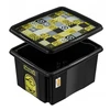 Lumarko Keeeper Box with lid 15L Karolina "Minions Mosaic" 38x29 5x20 5cm juodas