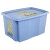 Keeeper Box with lid 45L Karolina “Minions Happiness” 55.5x40x30cm light mėlynas