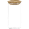 Kesper Indas biriems produktams, stiklas/bambukas, 1,2 l, D 10 cm, H 20 cm, vnt