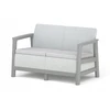 Keter Darza divans divvietigs Scandi Linea 2 Seater Sofa gaisi peleks/tumsa terauda peleks ()