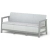 Keter Garden sofa three-seater Scandi Linea 3 Seater Sofa light pilka/dark steel pilka