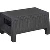 Sodo stalas Corfu Keter 77x57x42cm pilkas