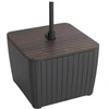 Keter Garden table/umbrella holder Luzon Parasol walnut/pilka