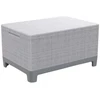 Keter Garden table/storage box Scandi Storage Table light pilkas/dark steel pilkas