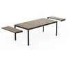 Keter Garden table extendable Deco Porto Nova Extendable 200-280 ash wood tone/juodas