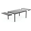 Keter Extendable garden table Deco Porto Nova Extendable 160-240 pilkas/juodas