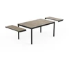 Keter Garden table extendable Deco Porto Nova Extendable 160-240 ash wood tone/juodas