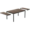 Keter Garden table extendable Deco Porto Nova Extendable 200-280 walnut/juodas