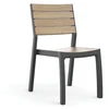 Keter Garden chair Deco Corale teak tone/pilka