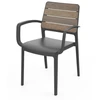 Keter Garden chair Deco Porto Armchair walnut/pilka