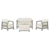 Keter Sodo baldų komplektas Scandi Linea 2 Seater Set pebble pilkas/sage žalias stone tone