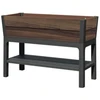 Keter Flower pot Deco Elevated Garden Bed 48L Walnut