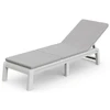 Keter Atlas sun lounger with cushion light beige