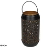 Garden4You Keyla juoda świecznik 18 cm 11.00 x 11.00 x 18.00 GARDEN ENJOY