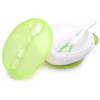 Homla Kidsme bowl with suction cup lid and thermo spoon Lime from 9 months 9832LI