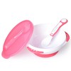 Homla Kidsme bowl with suction cup lid and thermo spoon Lavender from 9 months 9832LA