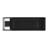 Zibatmiņa Kingston DataTraveler 70 64 GB USB-C Juodas 740617305302 DT70/64GB (740617305302)