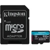 Kingston Technology 512GB Micro SDXC Canvas Go Plus Gen4 200MB/s A2 U3 V30 Card + Adapteris