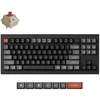 Keychron V3 Ultra Wireless (V3U-D1) - US išdėstymas - Hot-Swappable Silk POM Raudona - Juodas (Juoda) Mechaninė Belaidė Žaidimų Klaviatūra