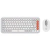 Klaviatūra LOGITECH POP ICON COMBO - OFF Baltas - US INT'L - BT - INTNL-973