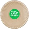 Gogreen kompostuojamos cukranendrių lėkštės su Go Žalias raštu Ø23cm 10 vnt./0,15kg